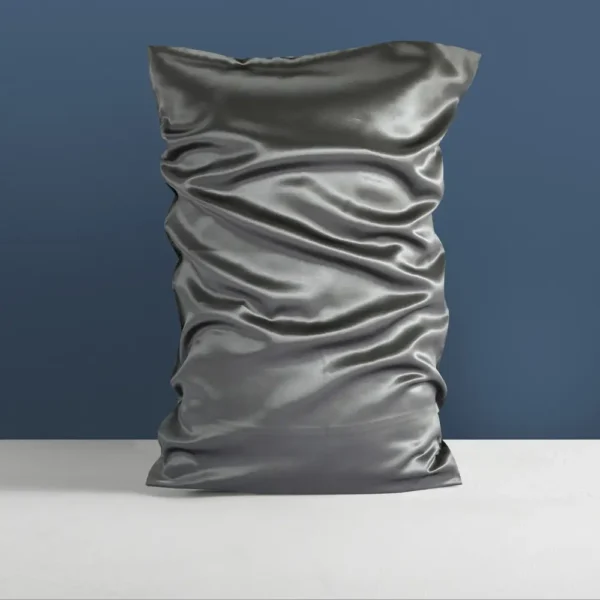Silk Suen 22mm Mulberry Silk Pillowcase - Iron Gray