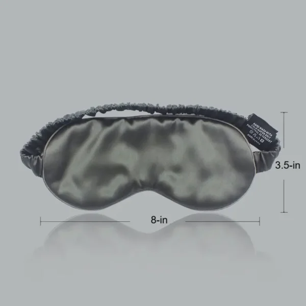 Silk Suen Mulberry Silk Sleep Mask - Iron Gray
