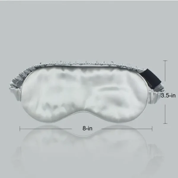 Silk Suen Mulberry Silk Sleep Mask - Silver