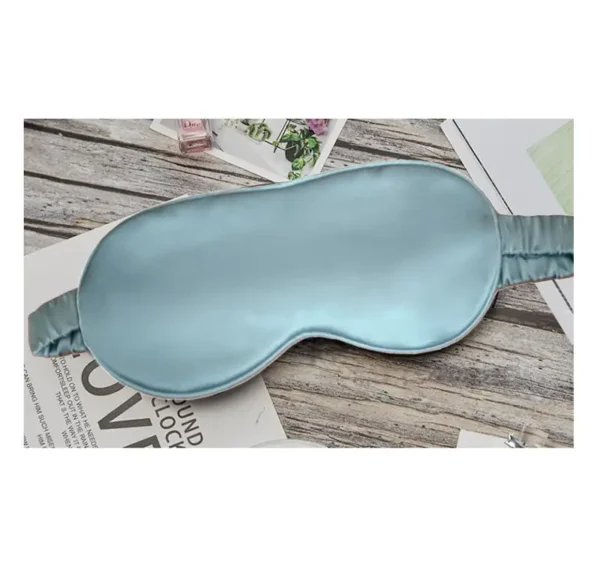 Silk Suen 19mm Mulberry Silk Sleep Mask - Airy Blue