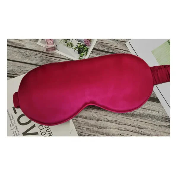 Silk Suen 19mm Mulberry Silk Sleep Mask - Deep Burgundy