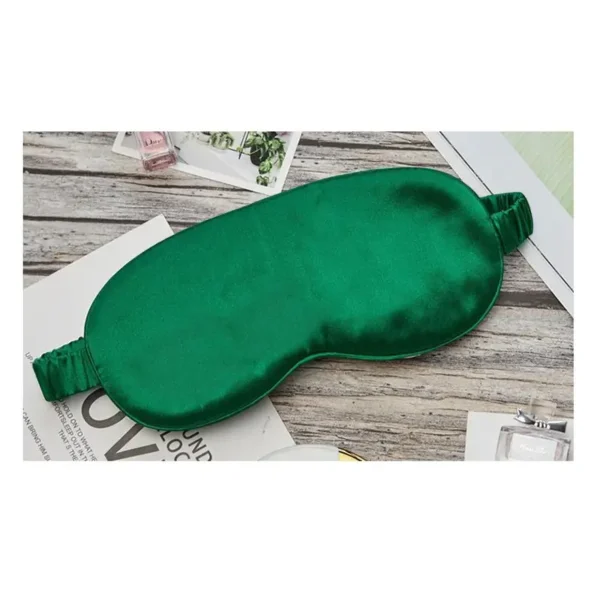 Silk Suen 19mm Mulberry Silk Sleep Mask - Eden Green