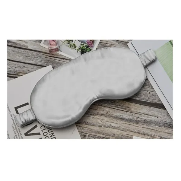 Silk Suen 19mm Mulberry Silk Sleep Mask - Silver Gray