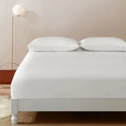 Silk Suen mulberry silk fitted sheet in ivory
